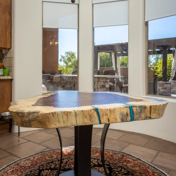 Table - Perota Dining Table with Epoxy Resin Fill - Cascino Perota Table