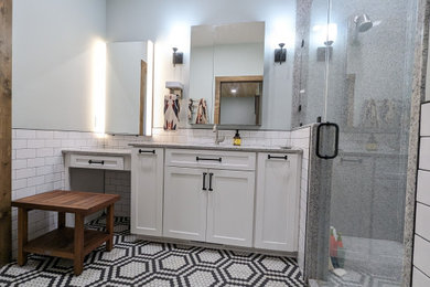 Transitional bathroom photo in Other