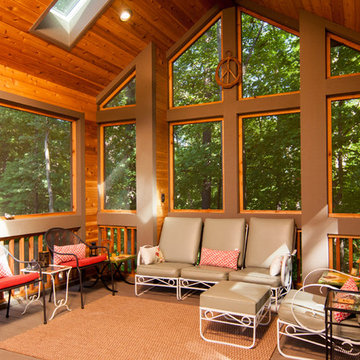 Screened-In Guest House for Giraffe Design Build