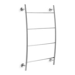 Noanta 52389.29 Curved Chrome 4 Level Vertical Towel Rack - Towel Racks & Stands