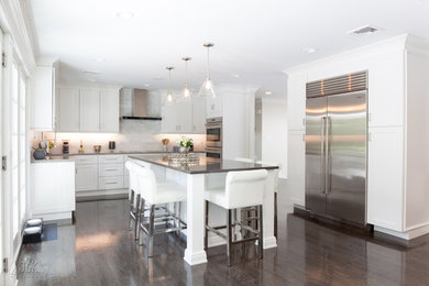 Kitchen_White Maple Cabinets (Style-S8)