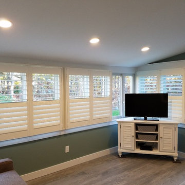 Split invisitilt custom shutters