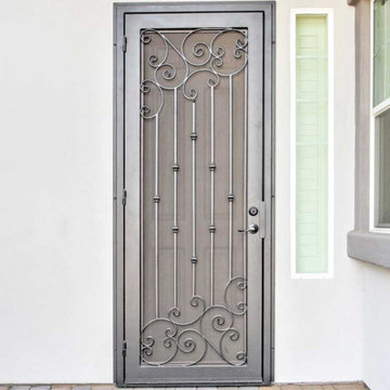 Athens Iron Security Door Standard Design