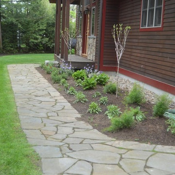 Irregular Bluestone Walkway