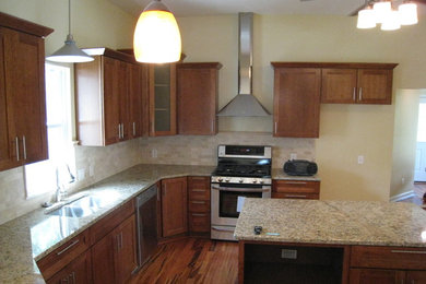 Inspiration for a contemporary kitchen remodel in Austin