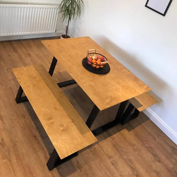 Small Plywood Dining Set