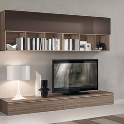 Modern Italian Wall Unit VV 3918 - $2,210.00 - Entertainment Centers And Tv Stands