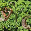 Good Directions Heart Fly-Thru Bird Feeder, Venetian Bronze