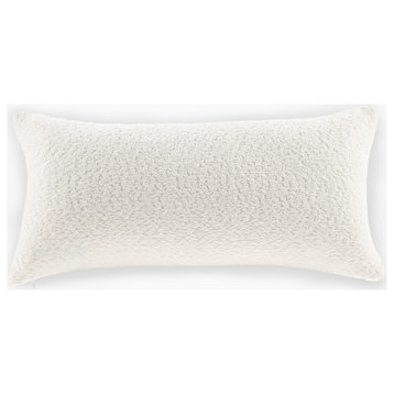Croscill Sedona Boucle Boucle Oblong Pillow, White