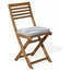 Fiji 3-Piece Garden Bistro Set, Grey and Beige