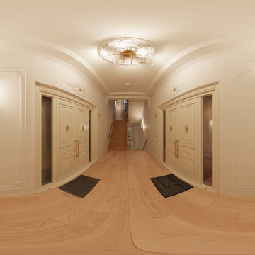 3D-Visualisierung 360° (Altbauwohnung)