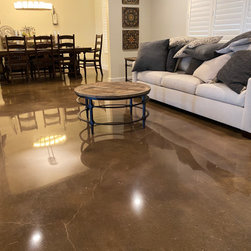 After pic - Final product of polished concrete - Flooring