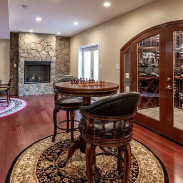 Amazing Basement Remodel, with Irresistible Wine Cellar in Ashburn VA