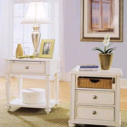 American Drew 920-401 Leg Night Stand Camden - Light - Nightstands And Bedside Tables