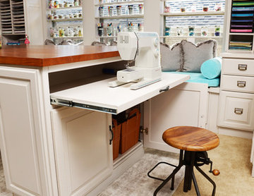 Craft Room Organization and Custom Design