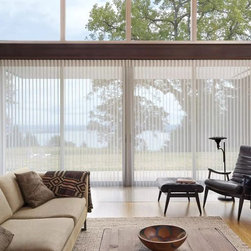 Living Room Ideas - Roman Shades