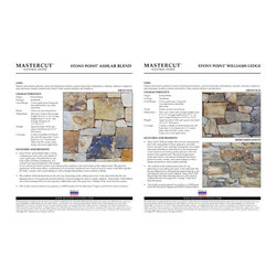 Stony Point Ashlar Blend and Williams Ledge Catalog and Spec Sheets - Products