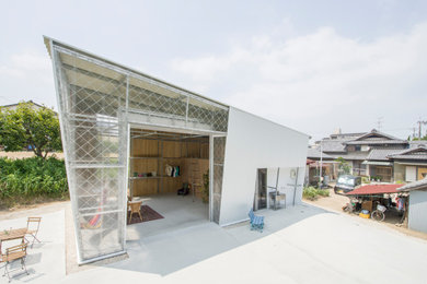 名古屋にあるコンテンポラリースタイルのおしゃれな家の外観の写真