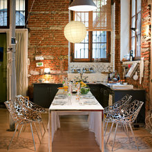 Brick walls interiors
