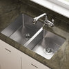 3120 Undermount Offset 3/4" Radius Sink, 18-Gauge, Wide Left, Sink Only
