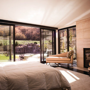 Marvin Movable Wall Systems - Stunning double french sliding patio doors