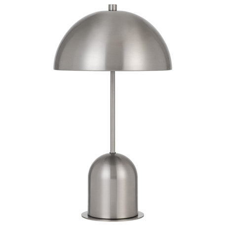 Cal Lighting BO-2978DK Peppa 20" Tall Buffet Table Lamp - Brushed Steel