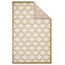 La Salis Indoor/Outdoor Runner, Ivory and Light Green, 76x121 cm