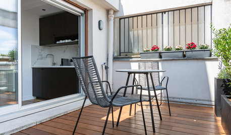 Avant/Après : Un studio de 20 m² avec terrasse bien optimisé