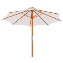 Contemporary Outdoor Umbrellas by Curated Maison