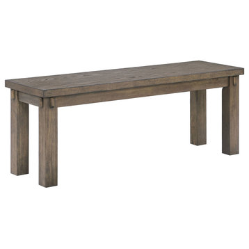 Acme Transitional Bench With Dark Oak Finish 73163