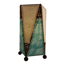 Trapezoid Table Lamp | Sea Blue - Table Lamps