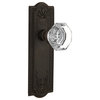 Single Meadows Plate With Waldorf Knob, Oil-Rubbed Bronze