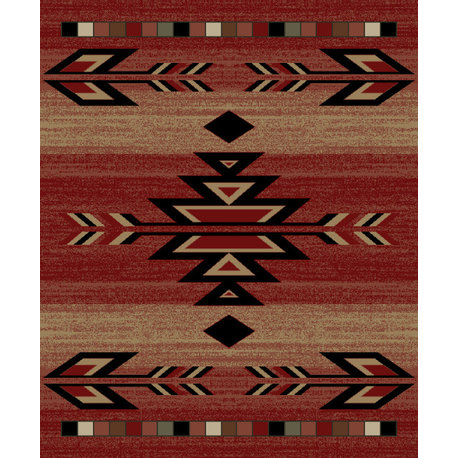 Rio Grande Claret Rug, 5'3"x7'3"