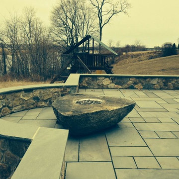 Natural Stone Outdoor Fire Pit
