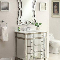 Mirrored Bathroom Vanities - Bathroom Vanities And Sink Consoles