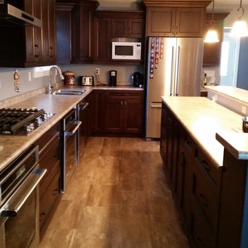 Dark Stain Cabinetry
