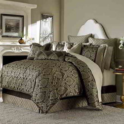 AICO Furniture - Imperial Bedding Ensemble Set - imperl-brz - Products