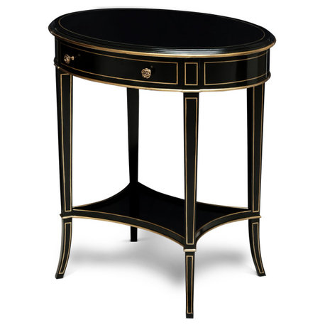 Equinox Oval Side Table