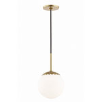 Mitzi by Hudson Valley Lighting - Paige 1-Light Pendant, Aged Brass Finish, Small - We get it. Everyone deserves to enjoy the benefits of good design in their home--and now everyone can. Meet Mitzi. Inspired by the founder of Hudson Valley Lighting's grandmother, a painter and master antique-finder, Mitzi mixes classic with contemporary, sacrificing no quality along the way. Designed with thoughtful simplicity, each fixture embodies form and function in perfect harmony. Less clutter and more creativity, Mitzi is attainable high design.