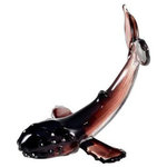 Dale Tiffany - Dale Tiffany AS17015 Whale, 12" Handcrafted Art Glass Figurine - Our delightful Whale Sculpture is our whimsical deWhale 12 Inch Handcr Clear/Light Maroon *UL Approved: YES Energy Star Qualified: n/a ADA Certified: n/a  *Number of Lights:   *Bulb Included:No *Bulb Type:No *Finish Type:Clear/Light Maroon