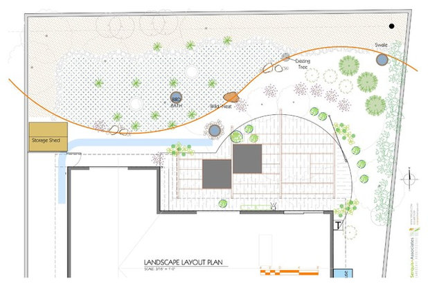 План участка by Serquis + Associates Landscape Architecture