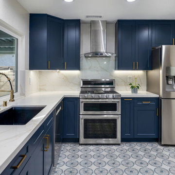 Bold & Beautiful: A One-of-a-Kind Kitchen Transformation