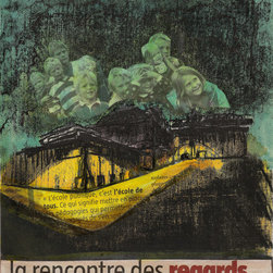 LA RENCONTRE - Tableau d'Art