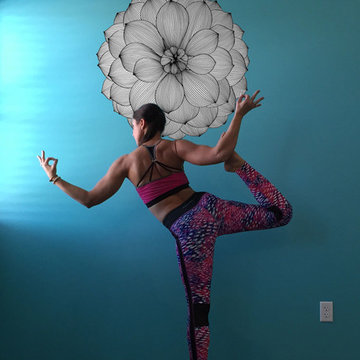 Dahlia Flower Wall Decal - Serenity Blossom