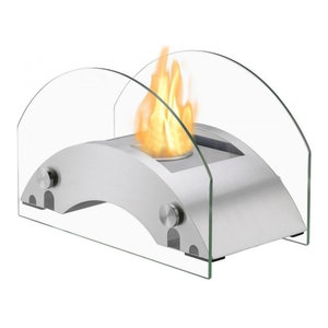 Metropolitan Table Top Ethanol Fireplace Contemporary Tabletop