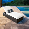 Belle Chaise Outdoor Wicker Patio Furniture Sail White