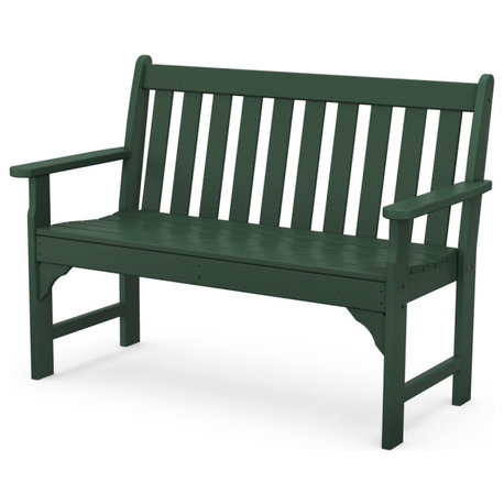 Polywood Vineyard 48" Bench, Green