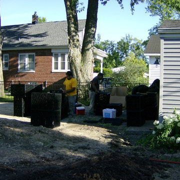 Assembling the Aquablocks water storage cubes