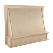 36"W Classic Series Wood Range Hood, Alder