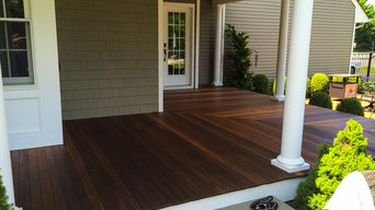 Lisa's Deck Staining deck